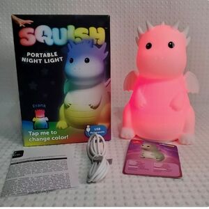 Globe Squish Dragon Frank Night Light Rechargeable